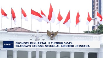 Video: Ekonomi RI Tumbuh 5,04%, Prabowo Panggil Menteri ke Istana