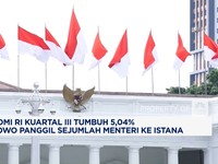 Video: Ekonomi RI Tumbuh 5,04%, Prabowo Panggil Menteri ke Istana