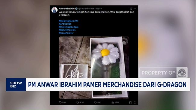 Video: PM Anwar Ibrahim Pamer Merchandise dari G-Dragon