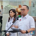 konferensi pers bersama Menteri Komdigi Meutya Hafid di Kantor PPATK, Jakarta Pusat, Kamis (6/11/2025). (CNBC Indonesia/Intan Rakhmayanti Dewi)