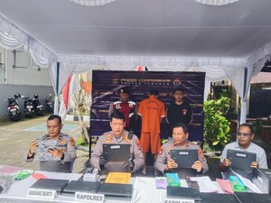 Residivis Spesialis Pencuri Barang Elektronik di Berbagai Sekolah Ditangkap
