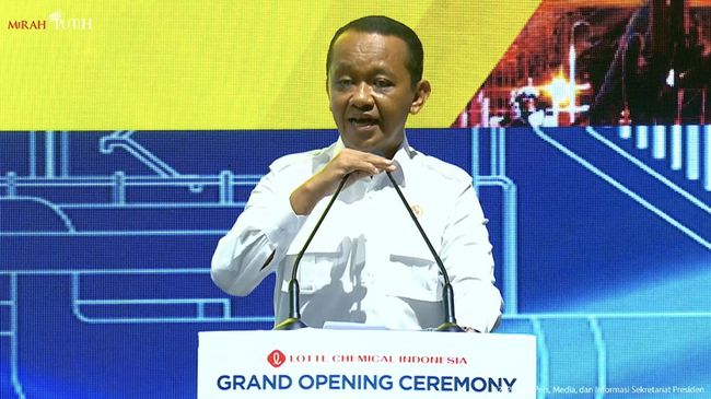 Bahlil Ungkap Sulitnya Bebaskan Lahan Pabrik Lotte Chemical di Banten