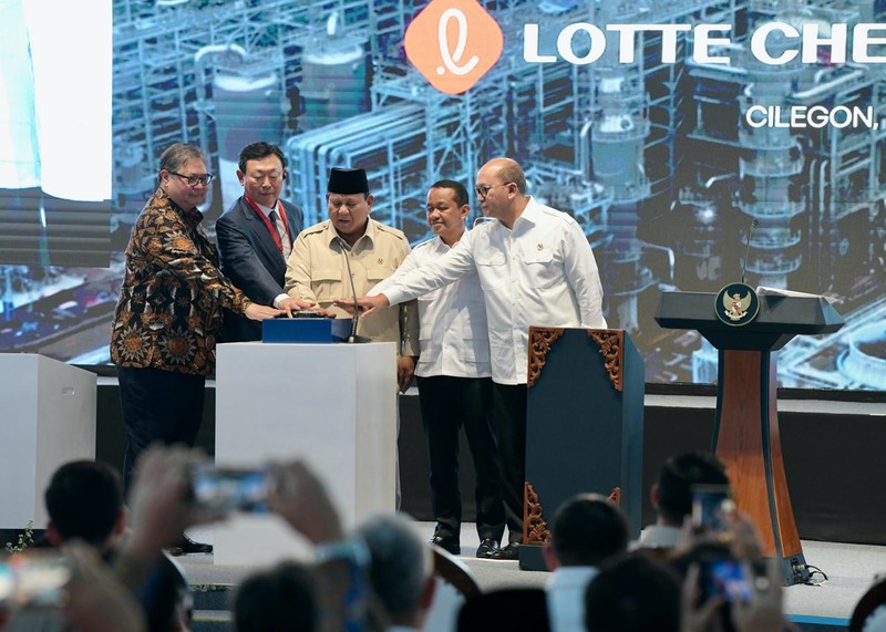 Presiden Prabowo Resmikan Pabrik Hilirisasi Migas Terbesar di Asia Tenggara, Kamis (6/11/2025). (Istimewa)