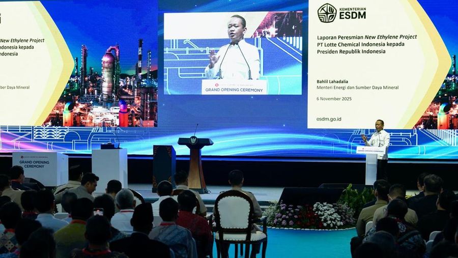 Presiden Prabowo Resmikan Pabrik Hilirisasi Migas Terbesar di Asia Tenggara, Kamis (6/11/2025). (Istimewa)