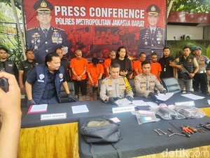 Sindikat Curanmor di Jakbar Pakai Uang Hasil Kejahatan untuk Nyabu