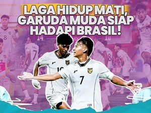 Tantang Brasil, Garuda Muda Siap Raih Poin Perdana