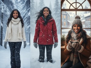17 Prompt Gemini AI Edit Foto Musim Salju Sendiri, Bersama Teman-Pasangan