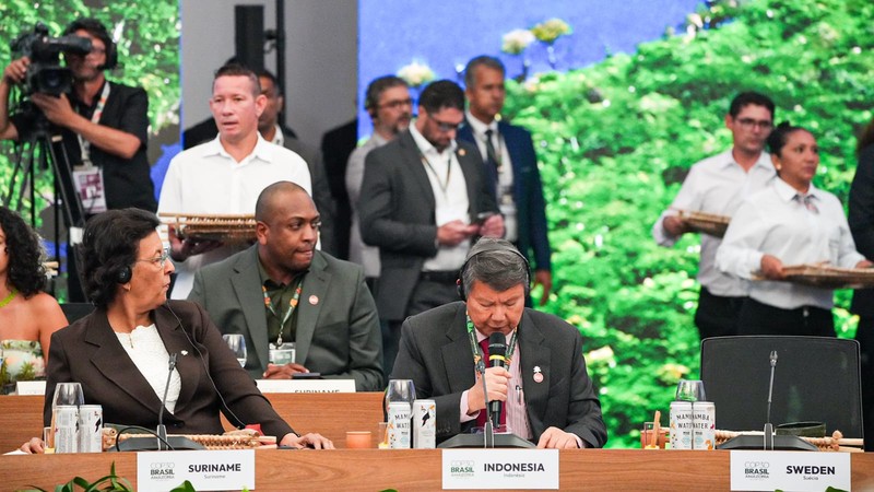 Indonesia menegaskan kembali komitmennya terhadap aksi iklim global dan menyampaikan dukungan penuh terhadap inisiatif Tropical Forests Forever Facility (TFFF) yang diluncurkan oleh Presiden Luiz Inácio Lula da Silva di Belem, Brasil. (Istimewa)