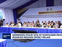 Video: Kemenkeu - Polri Sita 87 Kontainer Produk CPO, Rugikan Rp28,7 M