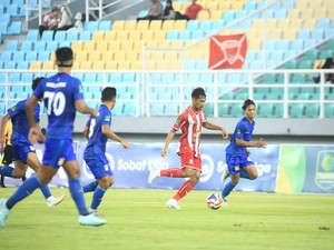 Kerja Keras Pemain Persiba Balikpapan Membuahkan 1 Poin Berharga