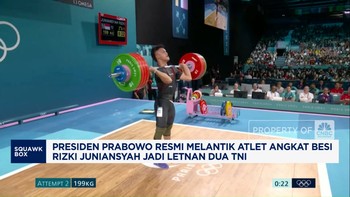 Video: Prabowo Lantik Atlet Rizki Juniansyah Jadi Letnan II TNI
