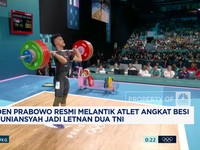 Video: Prabowo Lantik Atlet Rizki Juniansyah Jadi Letnan II TNI