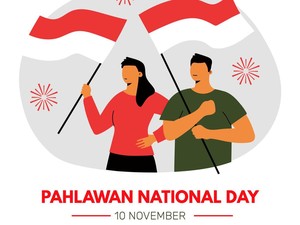 30 Contoh Poster Hari Pahlawan 2025 Siap Pakai, Gambarnya Simpel untuk Anak SD