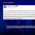 Video: Geram Soal HAM & Israel, Trump Ogah Hadir di KTT G20 Afsel