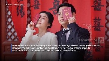 Video: Resesi Seks, China Izinkan Tempat Wisata Jadi Lokasi Menikah