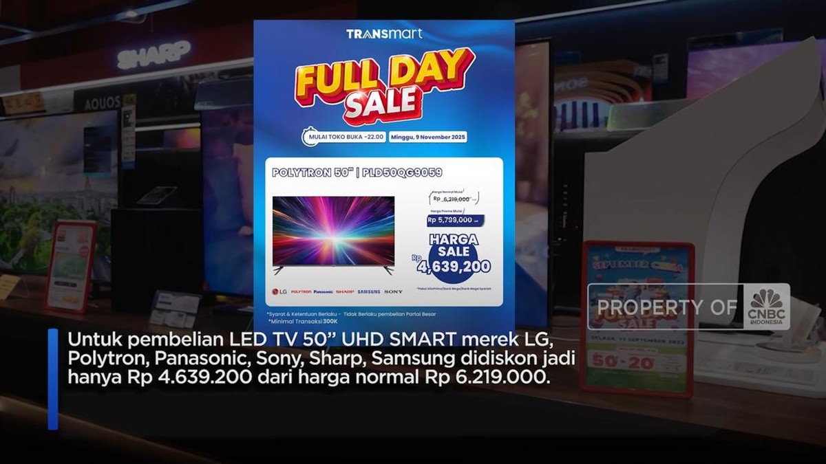 Video: Yuk Ke Transmart! Hari Ini TV LED Diskon Besar
