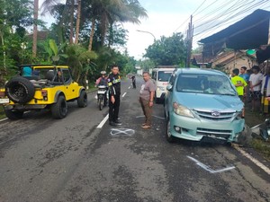 Adu Banteng Aerox Vs Xenia di Kembanglimus Magelang, Pemotor Tewas