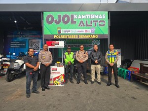 Satlantas Polrestabes Semarang Luncurkan Ojol Auto Kamtibmas