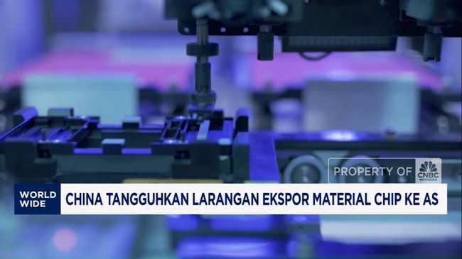 Video: China Tangguhkan Larangan Ekspor Material Chip ke AS