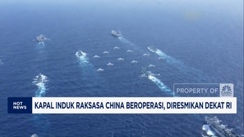 Video: China Resmikan Kapal Induk Fujian-Pantau Proyek IKN dari Udara