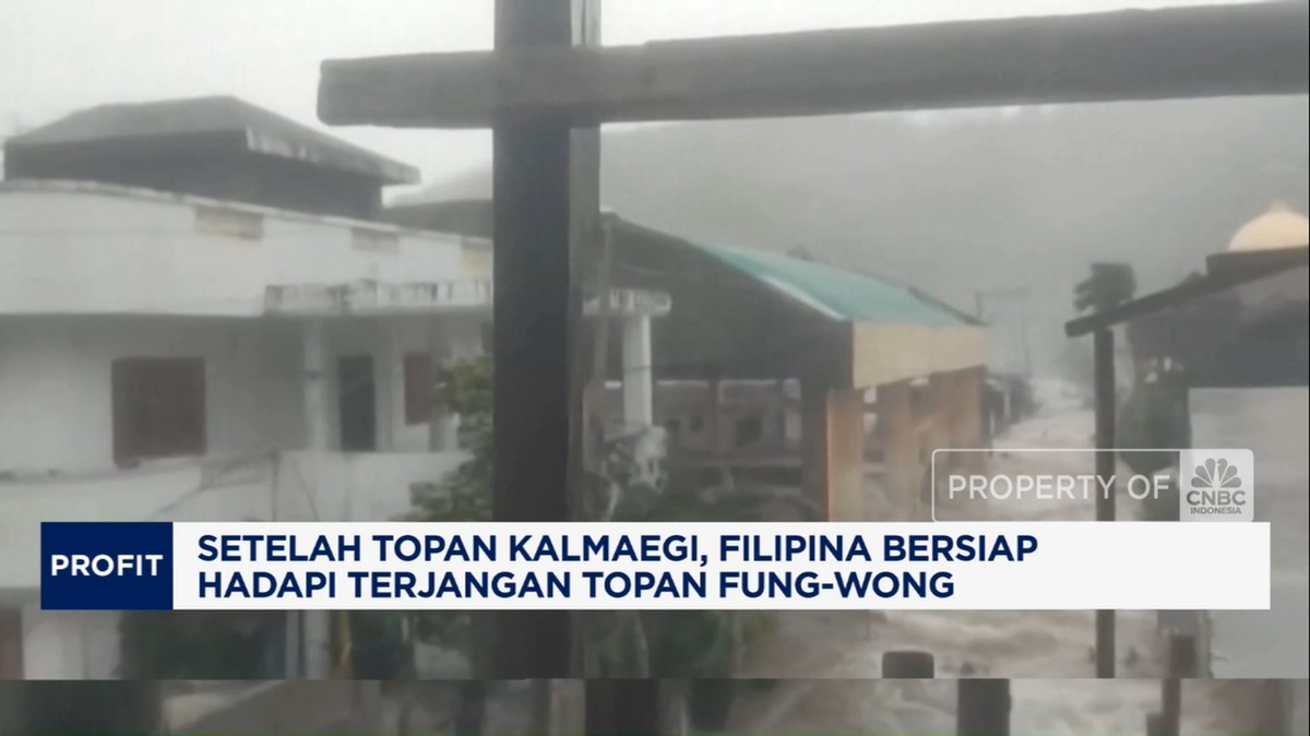 Video: Filipina Bersiap Hadapi Terjangan Topan Fung-Wong