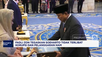 Video: Fadli Zon Tegaskan Soeharto Tak Terlibat Korupsi & Langgar HAM