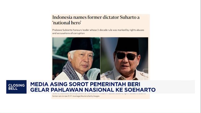 Video:Media Asing Soroti Pemberian Gelar Pahlawan Nasional ke Soeharto