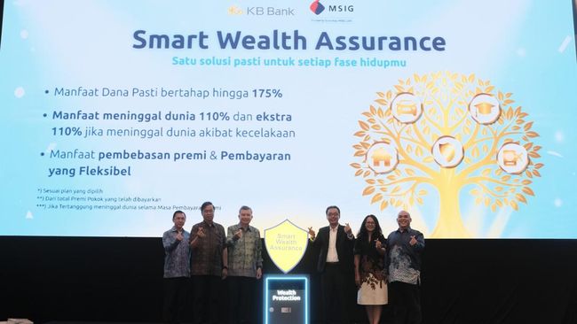KB Bank- MSIG Life Luncurkan Perlindungan Finansial untuk Keluarga