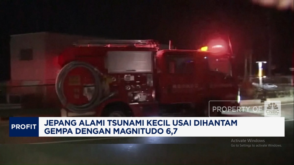 Video: Jepang Alami Tsunami Kecil Usai Dihantam Gempa Magnitudo 6,7