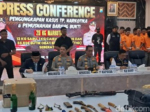 Polda Sulsel Tangkap 3.815 Tersangka Narkoba di 2025, 125 Kg Sabu Disita