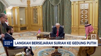 Video: Langkah Bersejarah! Presiden Suriah ke Gedung Putih Temui Trump