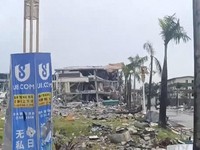 Militer Myanmar hancurkan hampir 150 bangunan di kompleks penipuan perbatasan Thailand, targetkan pabrik penipuan bernilai miliaran dolar. (Tangkapan Layar Video AFP/MWD news)