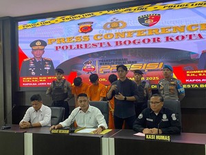 Polresta Bogor Tangkap 2 Kelompok Tawuran Remaja, 4 Pelaku Dijerat-Sajam Disita