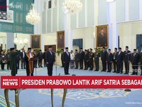 Video: Presiden Prabowo Lantik Kepala BRIN Hingga Wakil Ketua MA