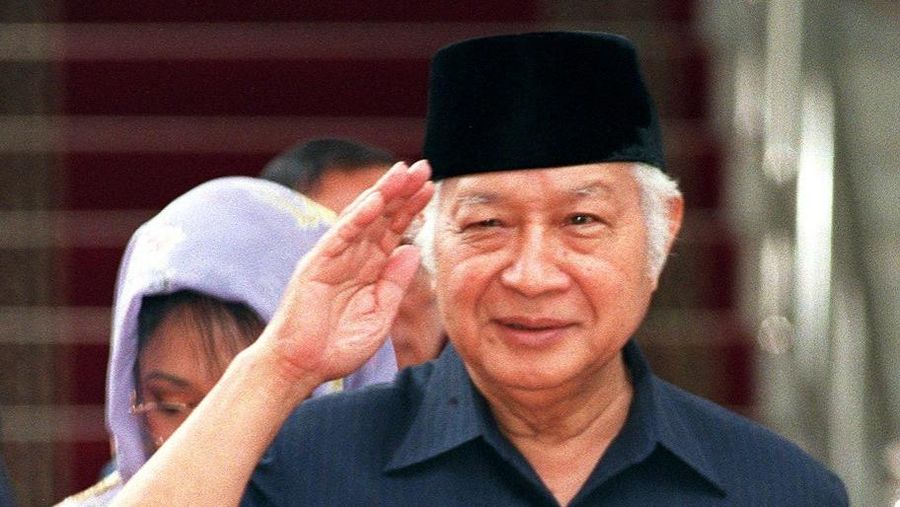 Presiden Kedua Republik Indonesia, Soeharto. (AGUS LOLONG / AFP)
