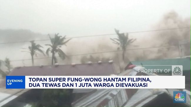 Video: Topan Super Fung-Wong Hantam Filipina, 1 Juta Warga Dievakuasi