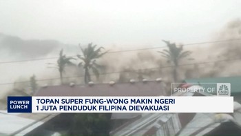 Video: Topan Super Fung-Wong Bikin 1 Juta Penduduk Filipina Dievakuasi