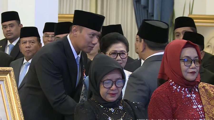 Upacara penganugerahan gelar pahlawan Nasional Tahun 2025, Istana Negara, Senin (10/11/2025). (Dok. Sekretariat Presiden)