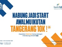 Bank bjb Bagikan Tiket Lari Tangerang 10K, Cek Syaratnya!