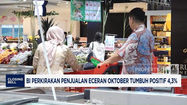 Video: BI Perkirakan Penjualan Eceran Oktober Tumbuh Positif 4,3%