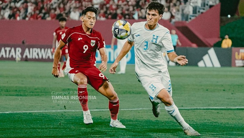 Indonesia vs Hondouras dalam lanjuta Piala DUnia U-17. (Dok. PSSI)