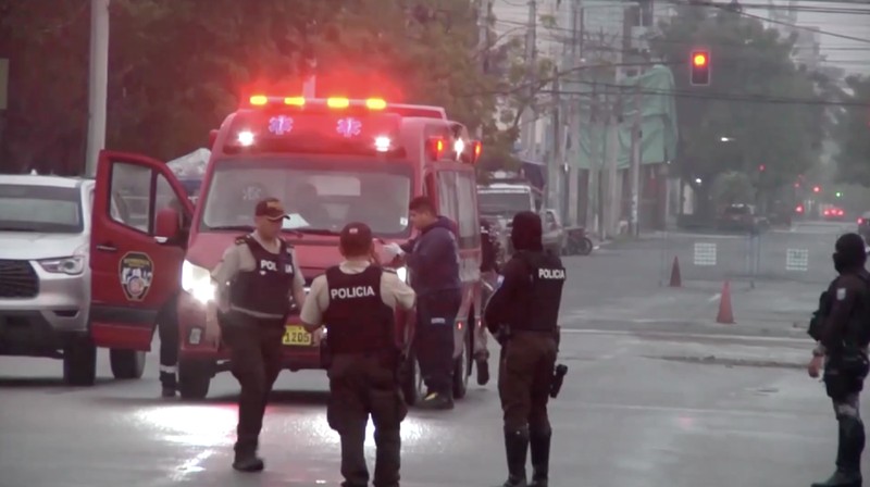 Kerusuhan hebat terjadi di sebuah penjara di kota pelabuhan Machala, Ekuador barat daya, pada Minggu, menewaskan sedikitnya 31 narapidana. (Tangkapan Layar Video Reuters/CANAL RTS)