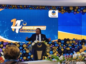 NasDem HUT Ke-14, Paloh: Kita Harus Ambil Pengalaman dari Parpol Senior
