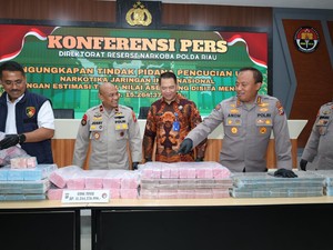 Polda Riau Ungkap Abeng Bandar Narkoba Beraset Miliaran Ternyata Residivis
