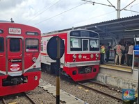 Arigato! 3 KRL Eks Jepang Resmi Pensiun Antar Penumpang Jabodetabek