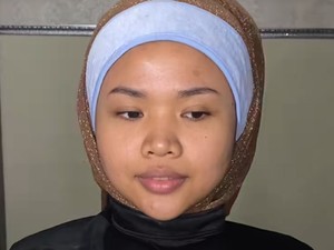 Viral Transformasi Makeup Anak Kiai Saat Menikah, Cantiknya Bikin Pangling!