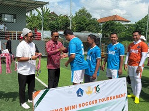 Mini Soccer HUT Mangupura, Ajang Silaturahmi Lintas OPD Badung