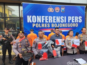 Operasi Sikat Semeru, Polisi Bojonegoro Tangkap 8 Pelaku Kejahatan