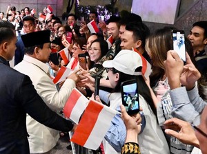 Momen Diaspora RI di Australia Sambut Kedatangan Prabowo