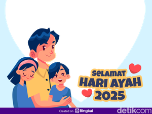 10 Twibbon Hari Ayah Nasional 2025, Cocok Dipasang di Medsos!